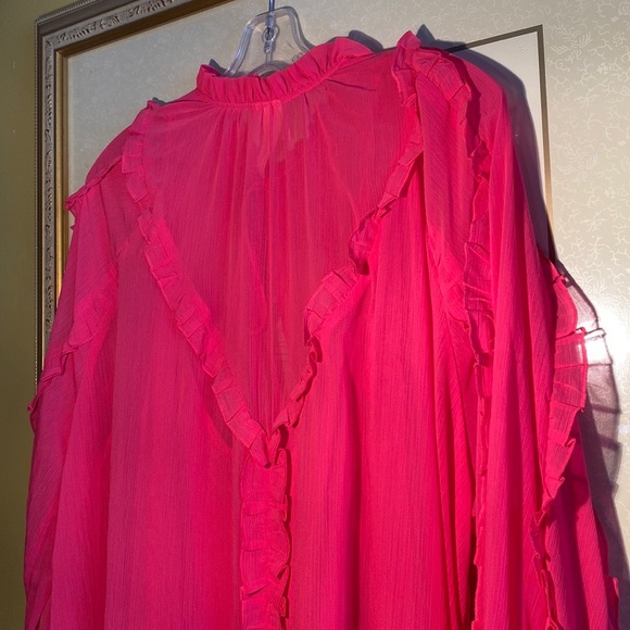 ***NWOT***H&M Chiffon Maxi Dress - Picture 12 of 12